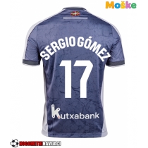 Moške Nogometnih dresov Real Sociedad Sergio Gomez #17 Gostujoči 2025-26 Kratki rokavi